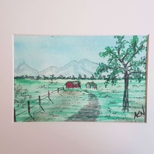 Fraser Valley Country – Original Watercolor