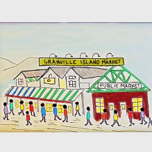 Granville Island Market – Watercolor