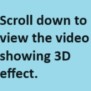 scroll down to see 3d effect